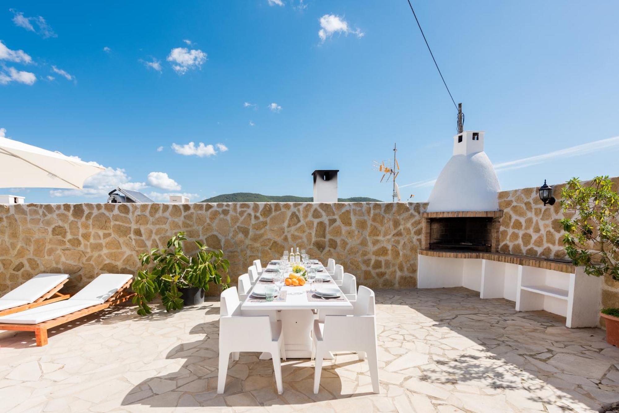 Authentieke Finca, Nabij Het Strand En Restaurants Villa Santa Eulalia del Río Exterior foto